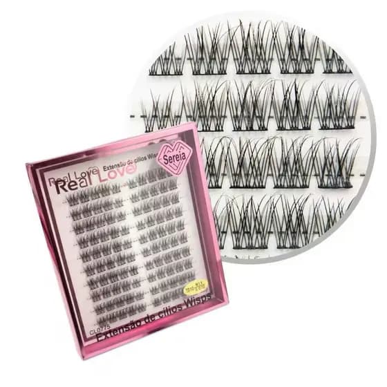 Cílios para Extensão Wisps Modelo Sereia - Real Love