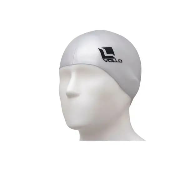 TOUCA DE NATAÇÃO SILICONE CINZA VOLLO