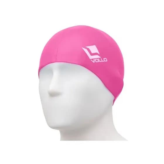 TOUCA DE NATAÇÃO SILICONE ROSA VOLLO