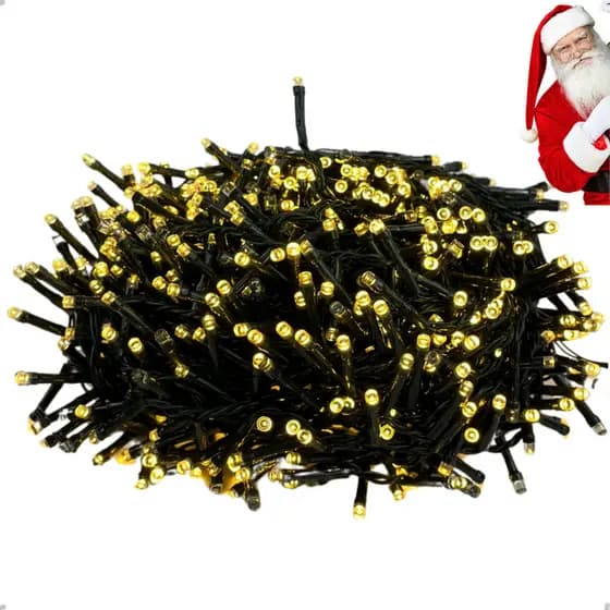 Pisca Natal Led Strobo 20 Metros 900 Leds Cordão Prova D'água 2 Variação de Estrobo