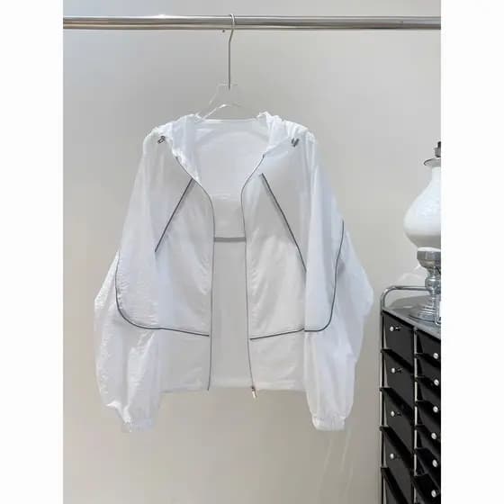 Roupas Respiráveis De Proteção Solar Para Mulheres , Jaqueta Versátil Solta Fina De Verão