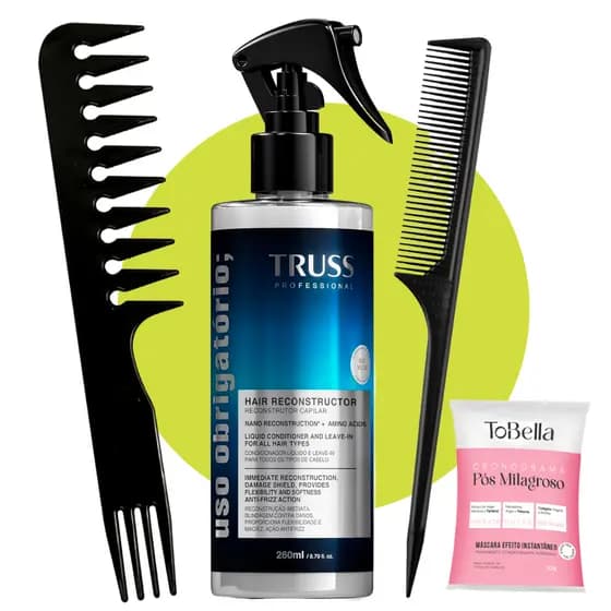 Truss Leave In Uso Obrigatório Spray Reconstrutor 260ml Original + brindes
