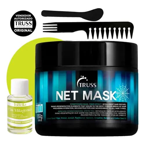 Máscara Truss Net Mask Reconstrutora 550g Original Reparação Inteligente Efeito Teia