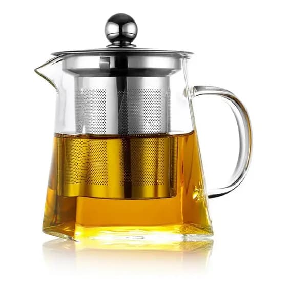 Chalera De Vidro Quadrado para chá 750ml