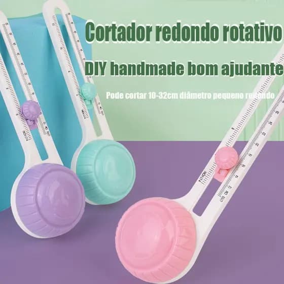 Cortador De Círculo 10 A 32 Cm Diâmetro Guilhotina Refiladora Circular 360º Para A Fabricação De Cartões De Bricolagem