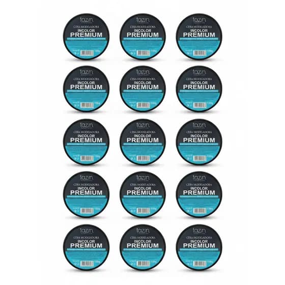 Cera Modeladora Capilar Premium Incolor 150g Cabelo Barba Bigode-15 Unidad