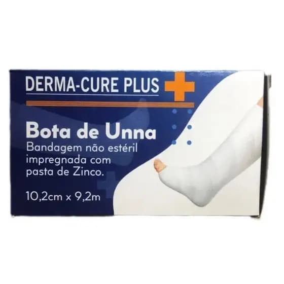 Bota De Unna Derma Cure Plus 10,2cm X 9,2m - Curativo C/ 10 unidades