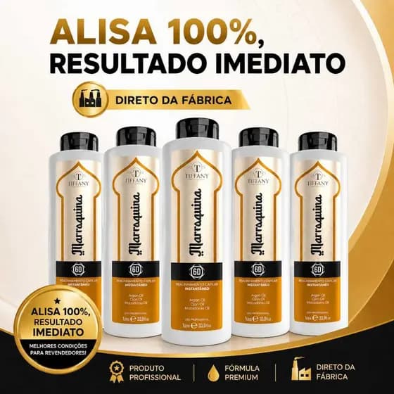 kit 5 progressivas marroquina 6d alisa 100% ,preço de atacado direto da fabrica