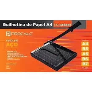 Guilhotina 30cm Papel A4 10 folhas c/trava Procalc PC-GTZK01