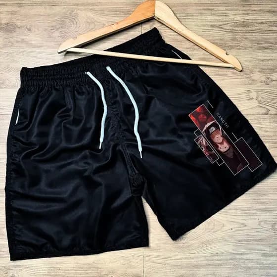 Short Mauricinho Antiodor Esportiva MODELO NARUTO 01- Academia,corrida , treino, crossfit