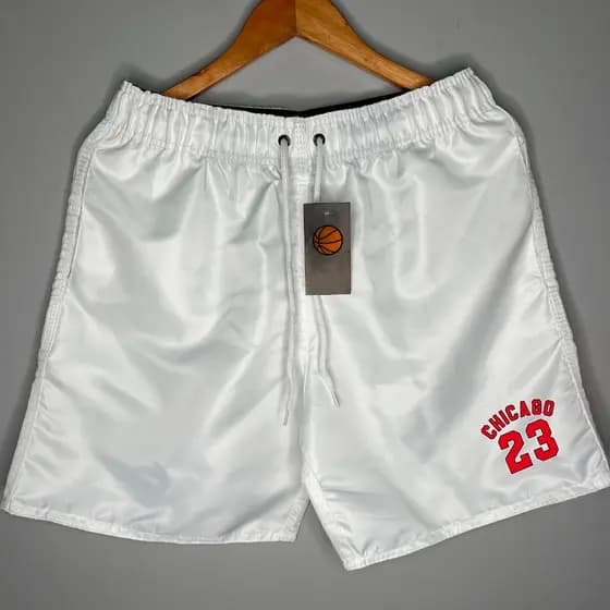 Bermuda Mauricinho Masculina Esportiva - Chicago 23 - Academia Corrida Skate Basquete Otaku