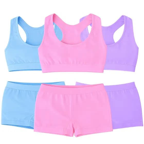 Kit 2 , 4 , 6 , 8 e 10 Peças Calcinha Box Top Nadador Juvenil Tamanho P Ao Gg Veste de 10 a 14