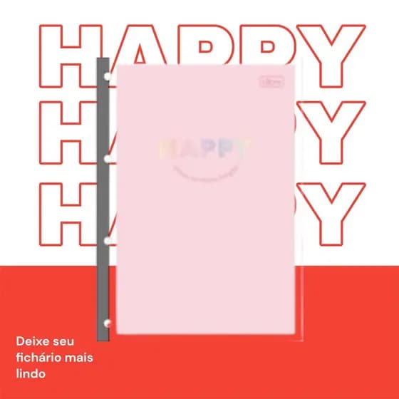 Bloco Refil Para Fichário Tilibra Happy 80 Folhas