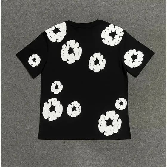Camiseta 100% Algodão Streetwear Flores - Envio Rápido!