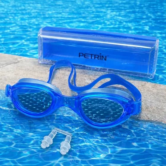 Óculos De Natação Crianças / Com Protetor De Ouvido Natação Piscina Anti-Embaciamento 100% UV