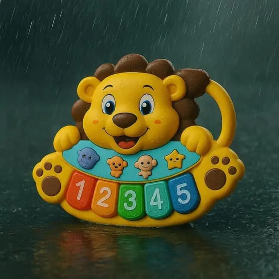 Piano animal Pianinho Infantil Teclado Musical Bebê Ia Ia O Bichos Fazendinha Musical