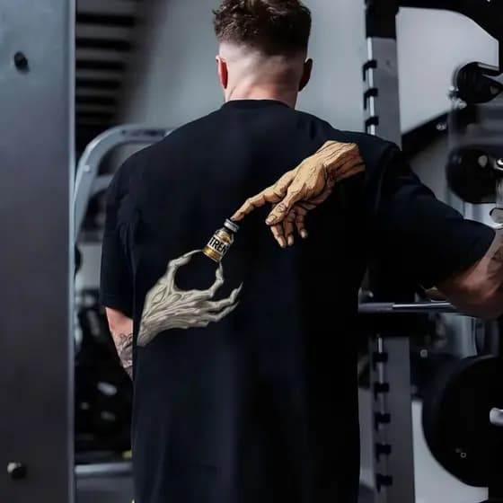 Camisa Masculino Treino Fitness Camisa Maromba Tshirt Academia Musculação Algodao