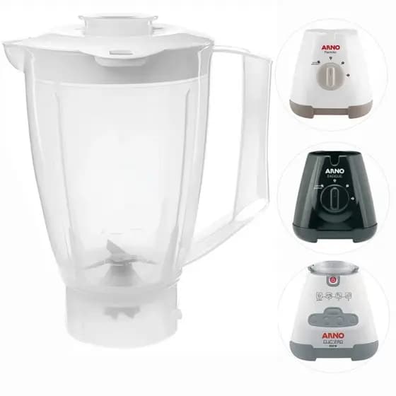 Copo Liquidificador Compatível Arno Faciclic / Juice / Clic Pro Encaixe Interno