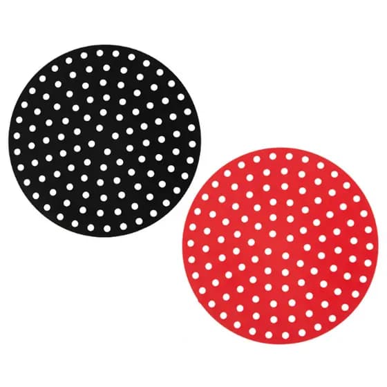 TAPETE PROTETOR DE SILICONE PARA AIR FRYER E APOIAR PANELAS 20CM REDONDO