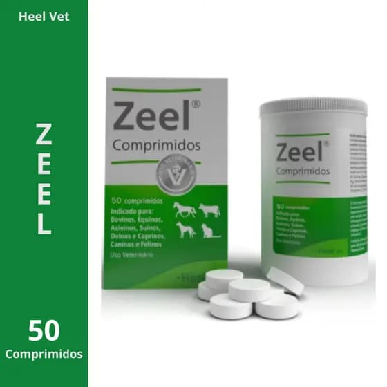 Zeel Veterinário 50 Comprimidos Heel Vet Regenerador Articular Artrose Cães e Gatos - Original