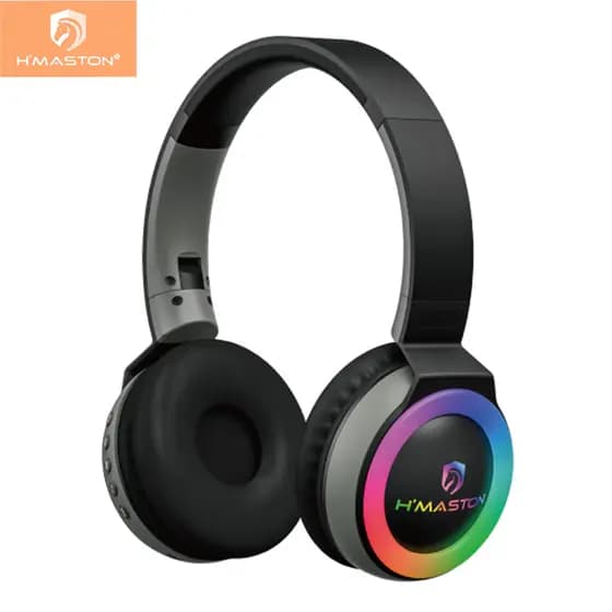 H‘maston SN35 Headset Fone De Ouvido Bluetooth Sem Fio Gamer Com Luz Led Fone De Ouvido Gamer