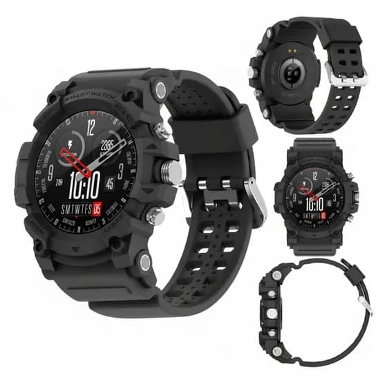 Smartwatch Peje G08 AMOLED GPS Strava Corrida Academia Pulseira Extra Militar
