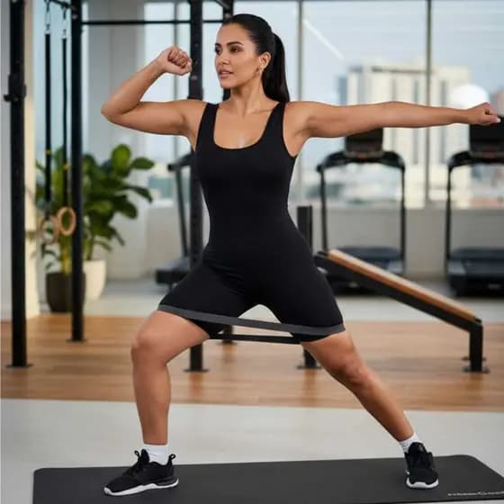 Macacão Feminino Fitness Básico e Casual Forrado Zero Transparência