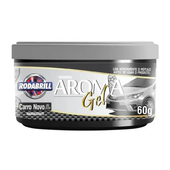 Aromatizante para carro RODABRILL - CARRO NOVO, 60g - odorizador para carro