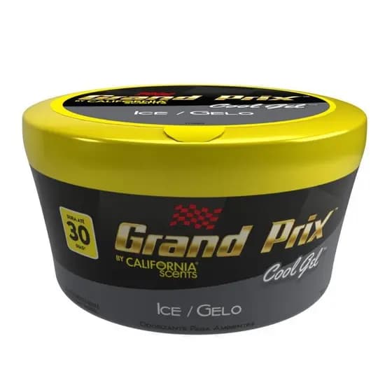 Cheirinho para carro em Gel GRAND PRIX - ICE GELO, 70g - fragrância automotiva