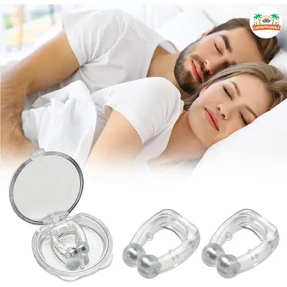 Kit 1/2/3/4/5 Dilatador Nasal Anti Ronco Magnético - Alívio de Apneia Uso Diário