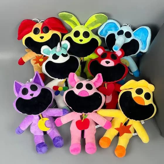Brinquedos de Pelúcia Smiling Critters de 30cm, Bonecos de Pelúcia Catnap de Poppy Playtime 3, Bonecos Smiling Critters