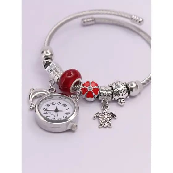 ASAS Relógio de pulseira de moda presente/modelo de moda feminina, pulseira de metal feminina