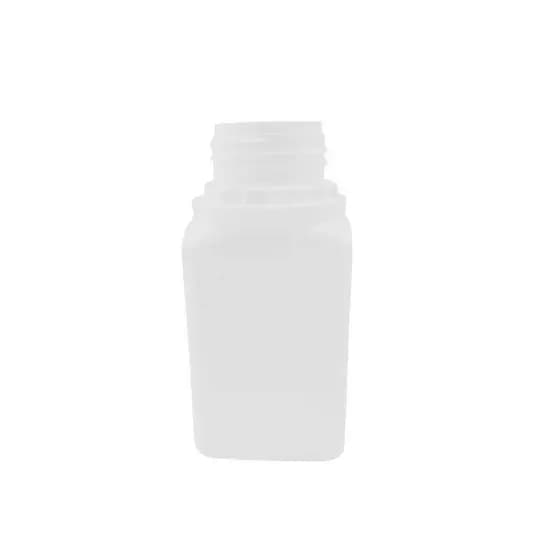 FRASCO PEAD DE 250ML RETANGULAR COR NATURAL