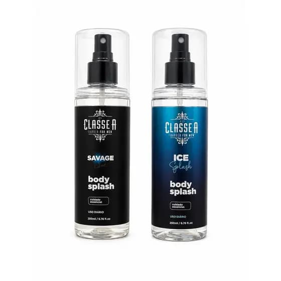 2 BODY SPLASH CLASSE A 200ml ALTA CONCENTRAÇÃO DE FRAGRÂNCIA 2un