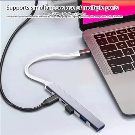 HUB TIPO C H'maston ZHQ-22 Tipo C Hub Adaptador 5 em 1