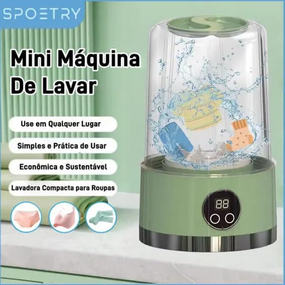 Mini Máquina De Lavar Roupa Interior Sem Fio Exclusiva / Máquina De Lavar Meias Máquina De Lavar Meias Portátil Multi