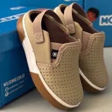 Tênis Menino Casual Infantil Bebê Slip On 2136.645 Molekinho bege e areia
