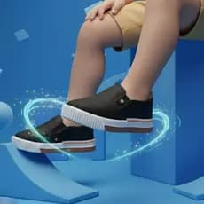 Tênis Casual Slip On Masculino Molekinho 2615.100 Original Branco Calce Fácil Confortável Leve Perfurado Respirável