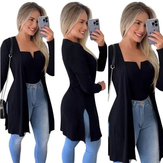 Cardigan Feminino