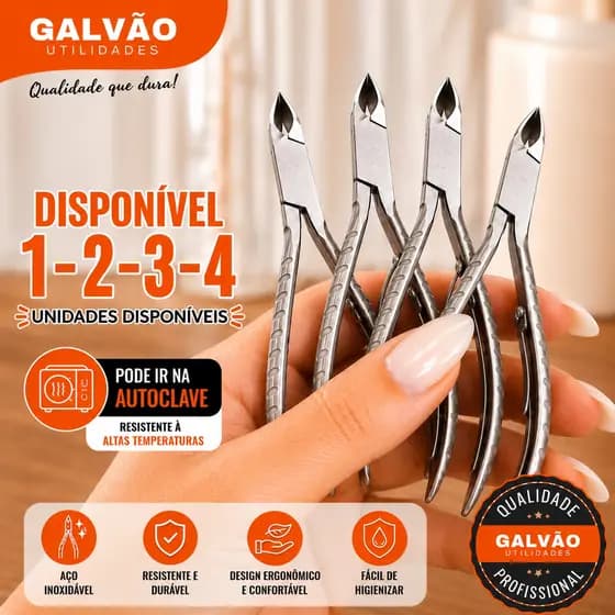Alicates para Unha Profissional Premium Cutícula Manicure Ferramenta Pedicure Esmaltacao