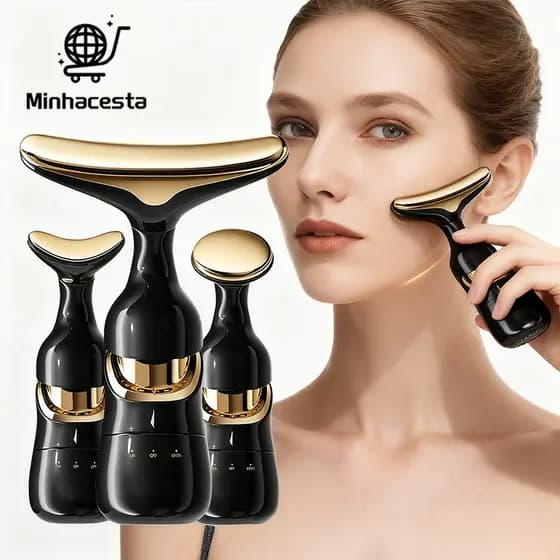 Aparelho de Lifting Facial 4D Multifuncional com Massagem Importado para Rejuvenescimento da Pele-N7