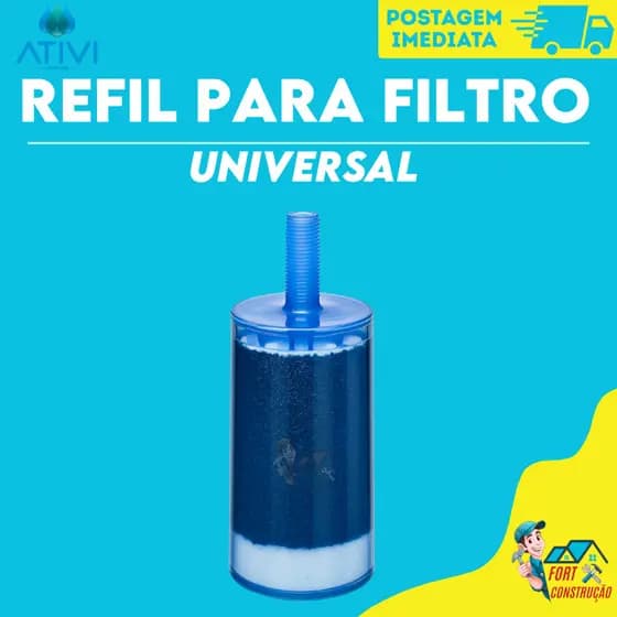 Filtro Torneira Refil Vela Para Filtro Ativi Filtro Original