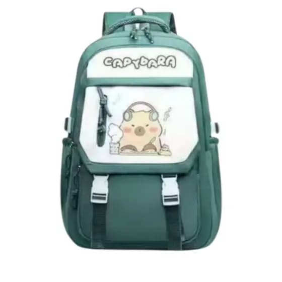 Mochila Capivara Escolar Feminina