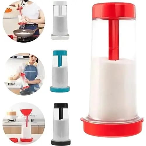Misturador Farinha com Peneira Utensílio Plástico Cozinha Sortido