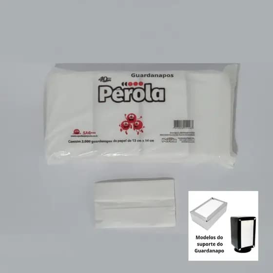 GUARDANAPO MESA 13X14 PCT C/ 2.000 UNID CADA PARA SUPORTE COR:BRANCO