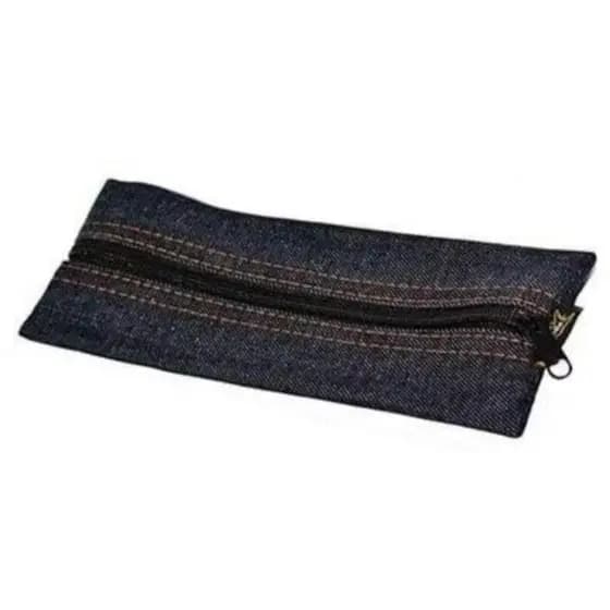 Estojos palito jeans Vintage colegial