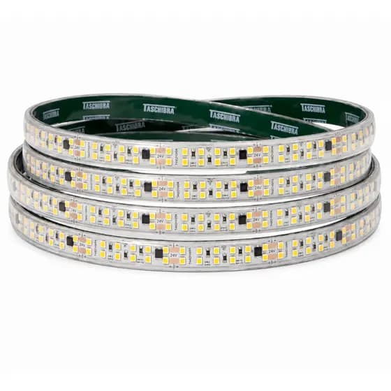 LED BRANCO 20W PARA BANHEIRO FITA LED TECHFREE 20W 220V LUZ BRANCA 24 LEDS TASCHIBRA