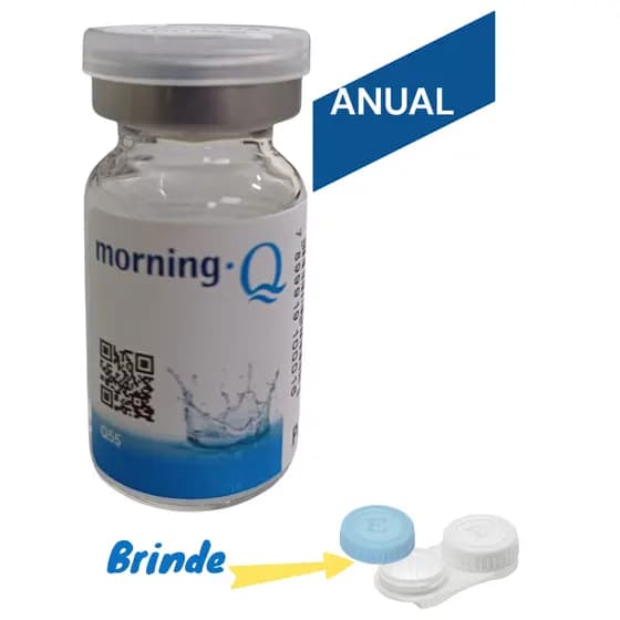 LENTE DE CONTATO ANUAL MORNINQ 55 1 UNIDADE (MEIO PAR)
