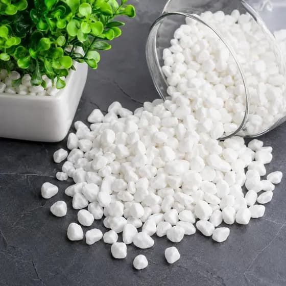Pedra Pedrisco Branca Decorativa Natural Nº 01, Nº 02 e Nº 03 para Vasos, Jardins e Aquários | Pedrisco Ornamental