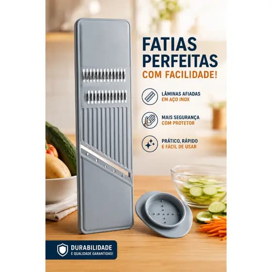 Super Fatiador Cortador 27cm Grande ralador de legumes Frutas Queijo Apoiador - cozinha